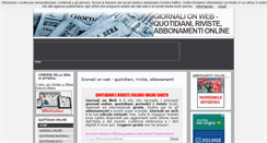 Desktop Screenshot of giornalionweb.com